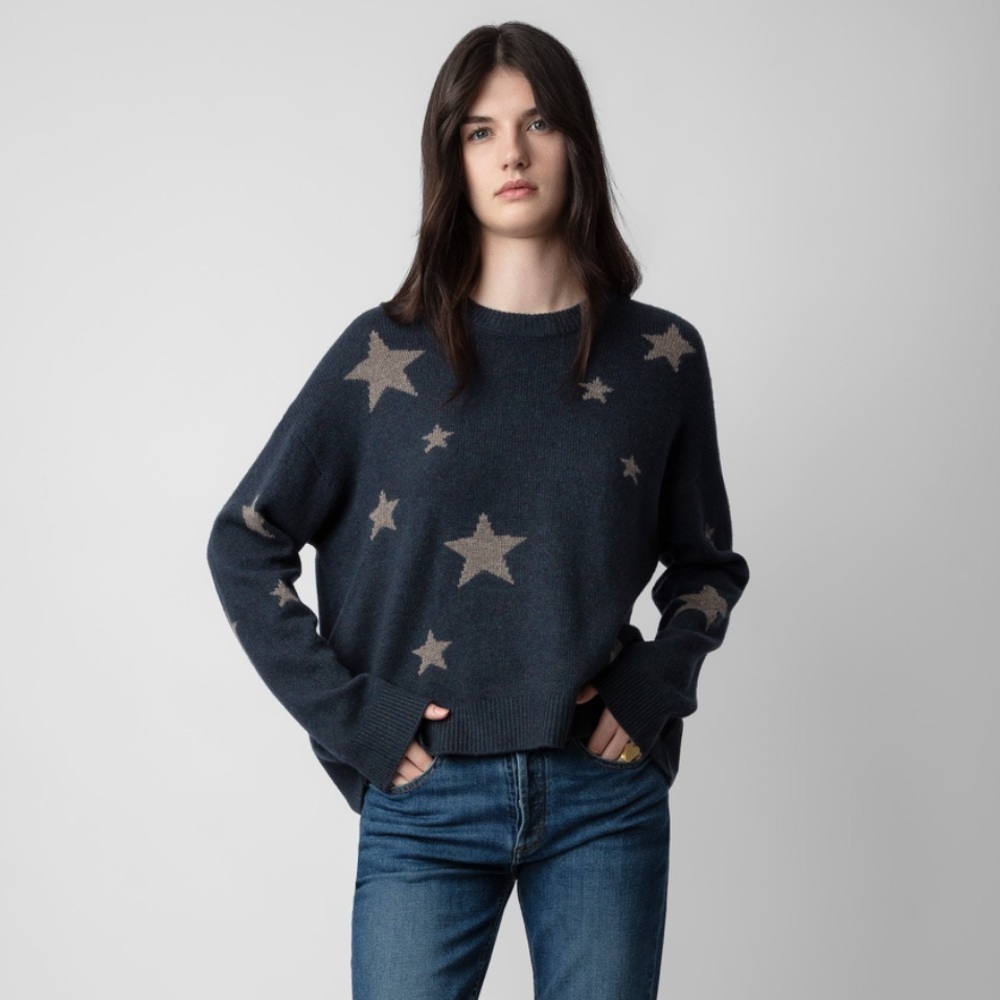 Zadig & Voltaire Markus WS Stars Cashmere Sweater